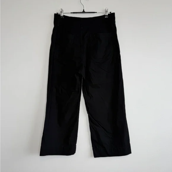 Maeve Black The Colette Cropped Wide Leg Pants 31 Anthropologie Spring Modern 12 - Picture 7 of 11